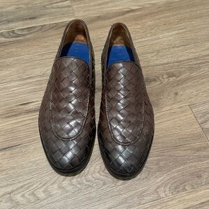 Mr. B’s Brown Woven Loafers Vibram Sole